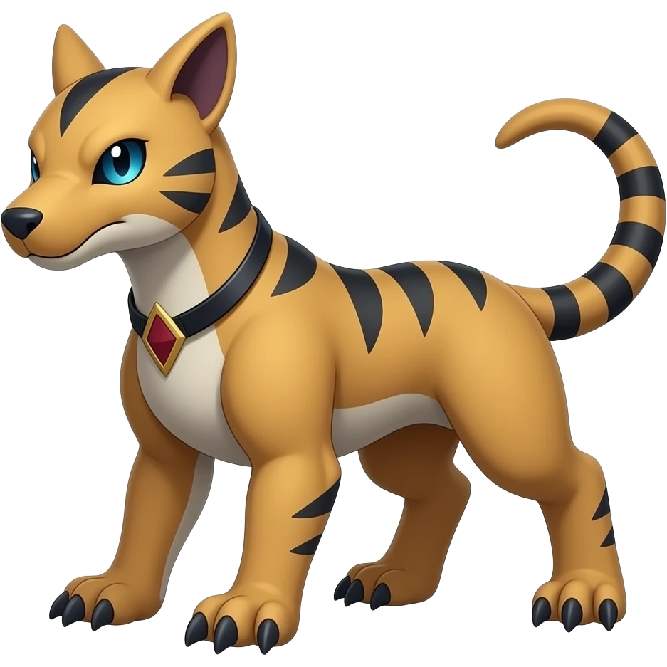 Guilmon-Scizor-Bisharp-Darkrai-Latias-Koraidon-Fakémon-Animal-hybrid, full body emoji