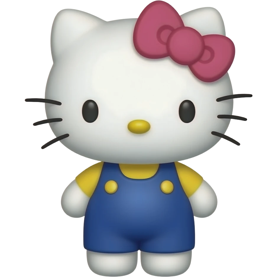 hello kitty jump emoji