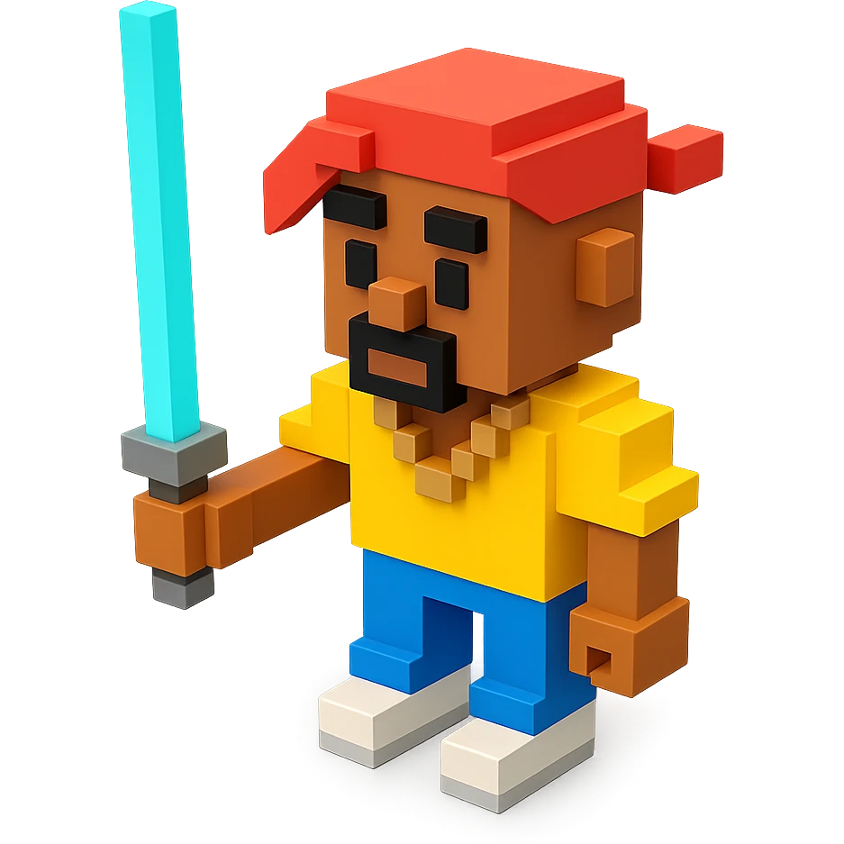 репер 2Pac с джедайским мечем, no background  emoji