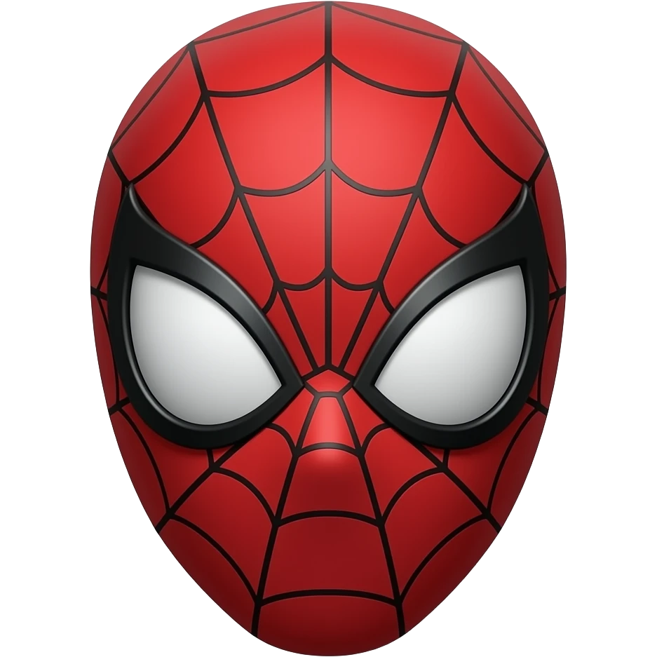 Spider man  face emoji