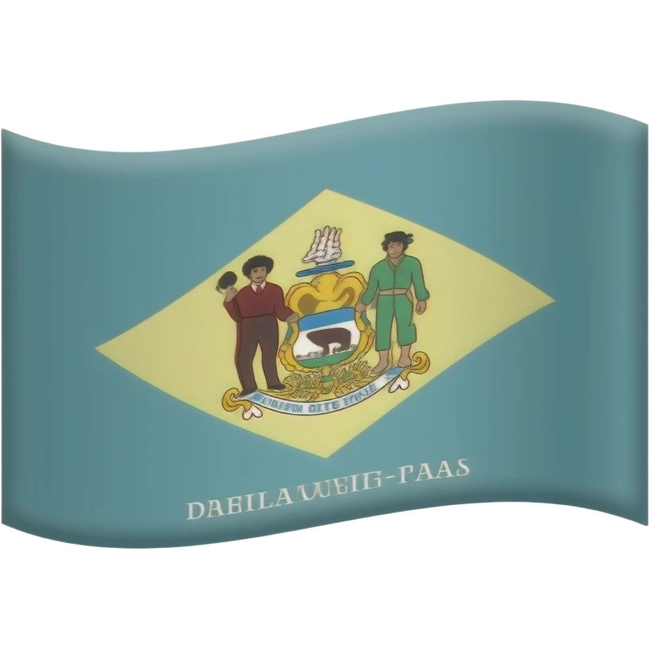 Delaware flag emoji emoji