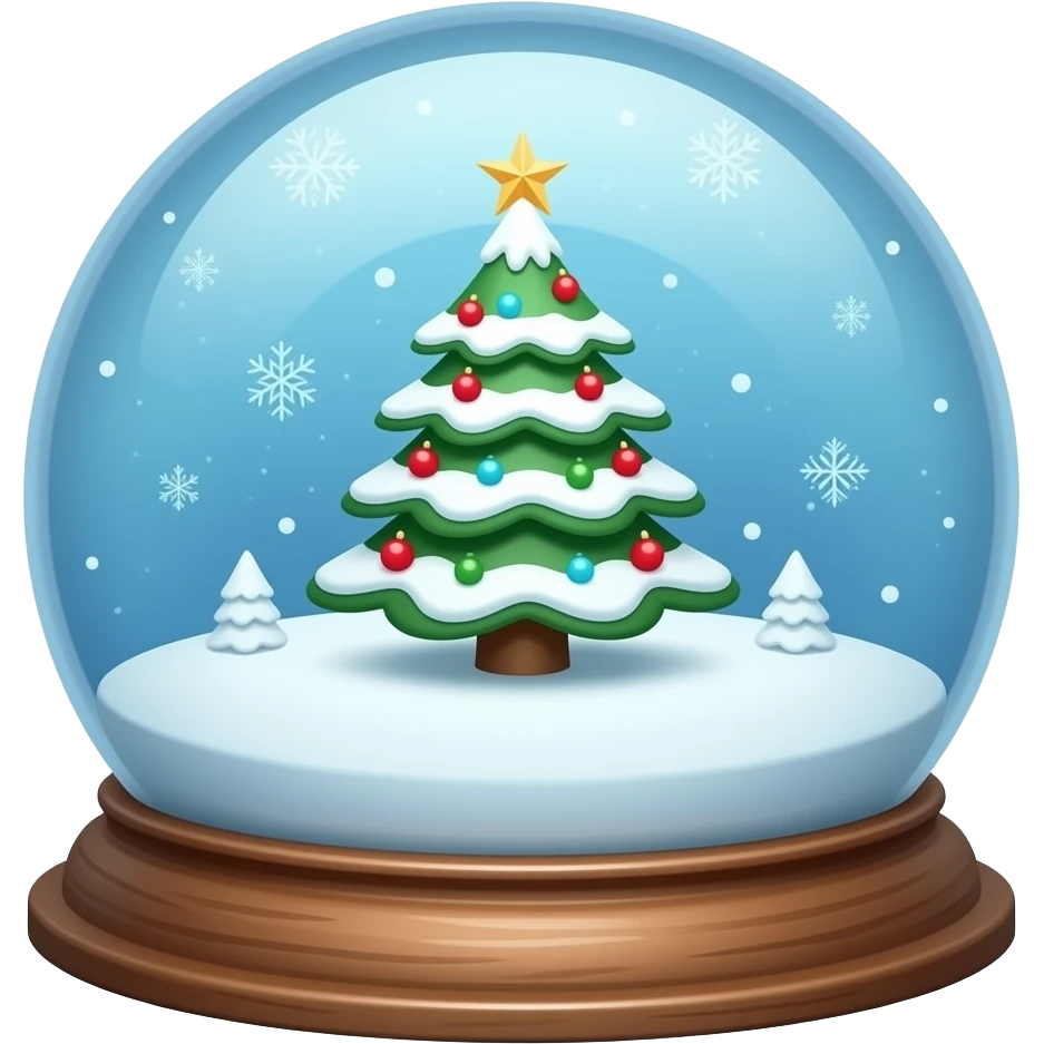 snow globe emoji