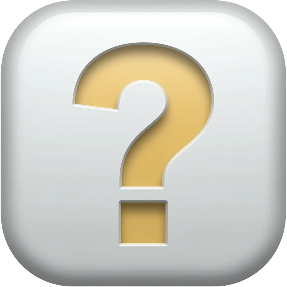 Question markk emoji