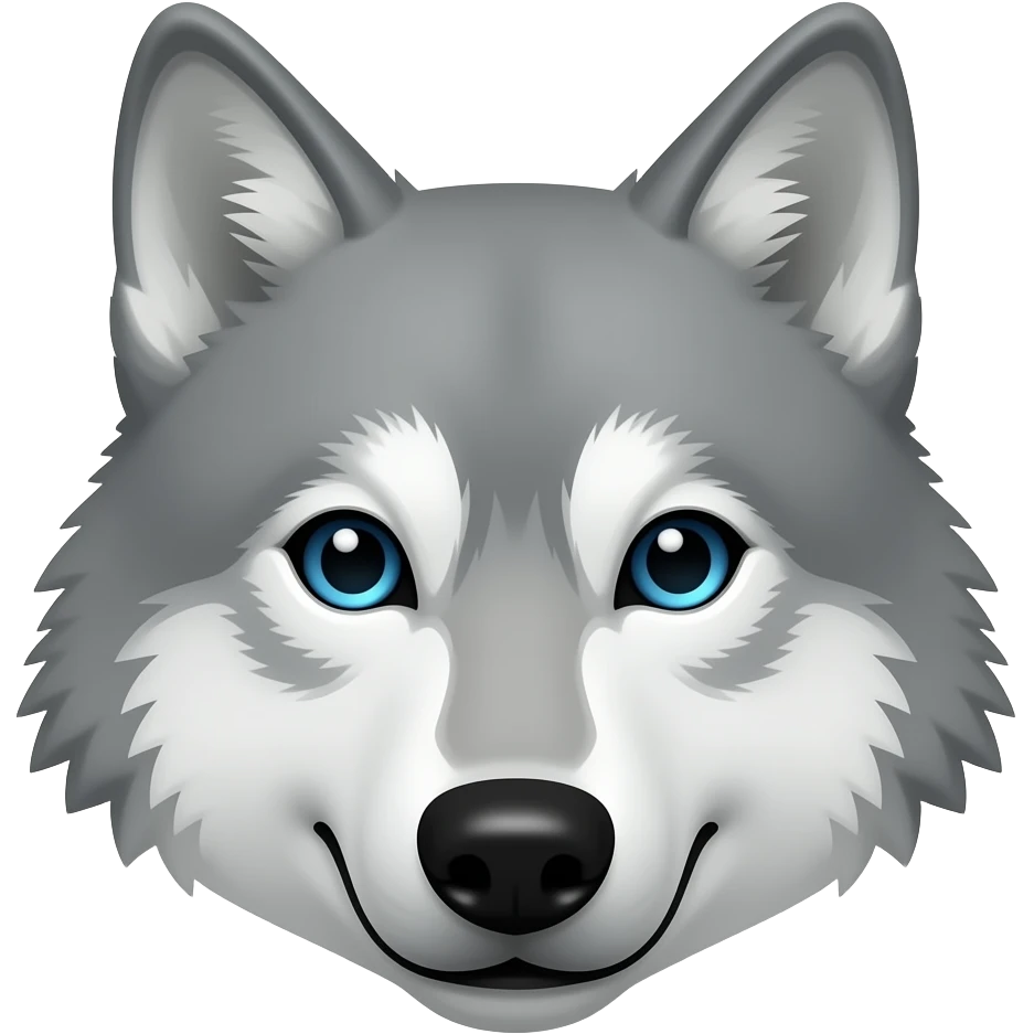 Wolf face emoji