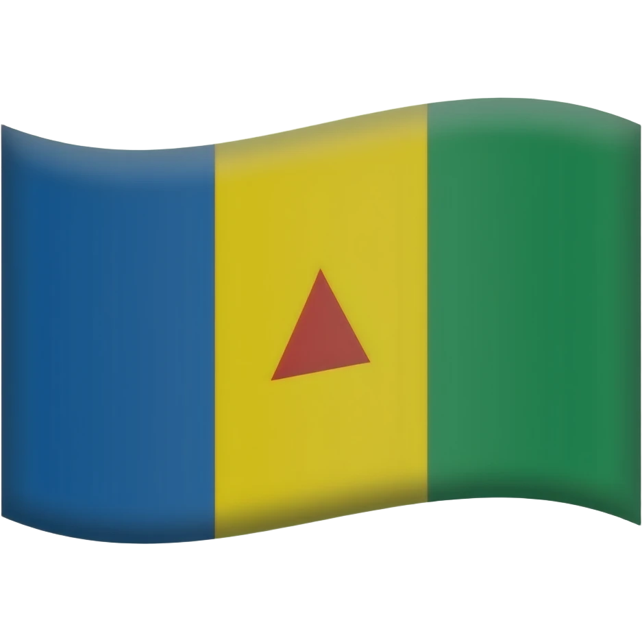 Blue on the left yellow in the middle green on right and a lil /\shaped ...
