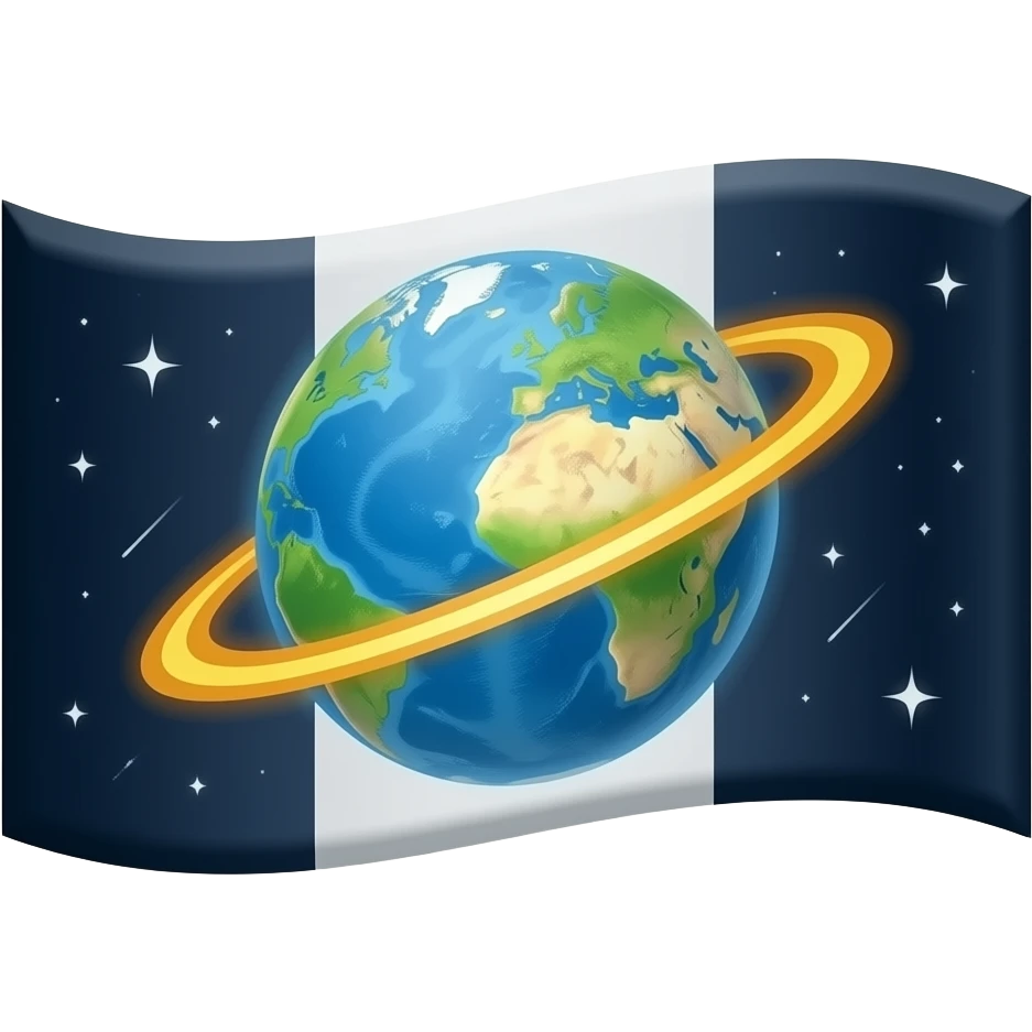 Space flag emoji
