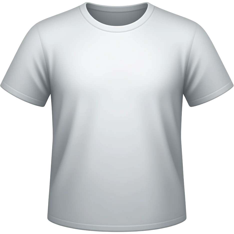 t-shirt emoji, thick black outline, simple cartoon, sticker emoji