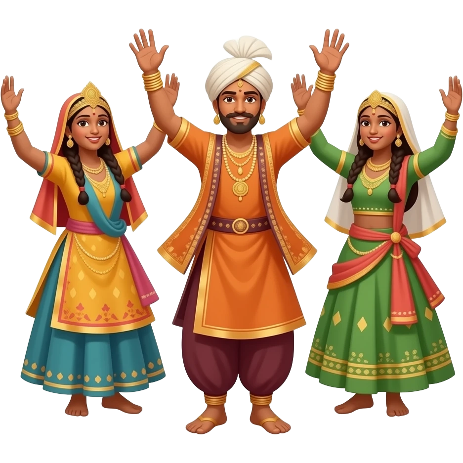 Garba festival emoji