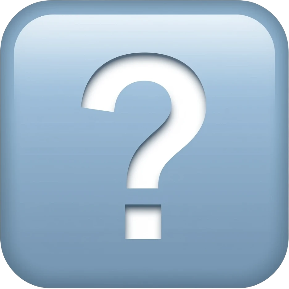 question symbol emoji