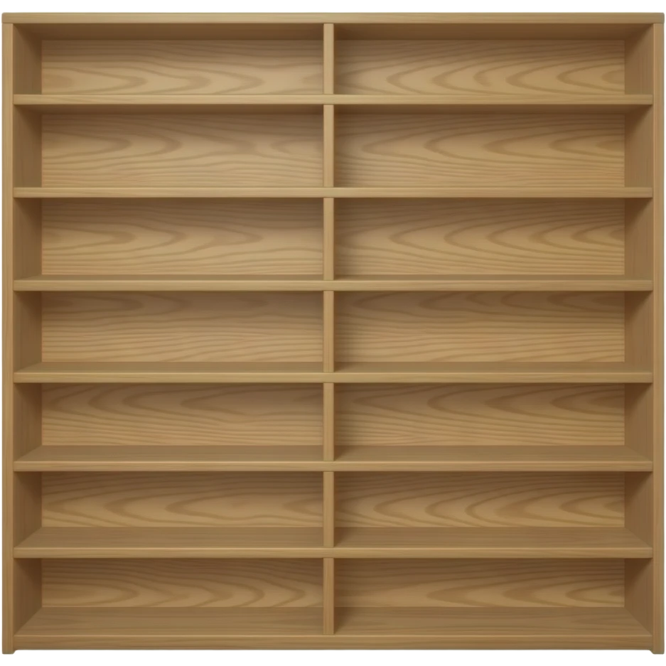 tall long wooden shelf emoji