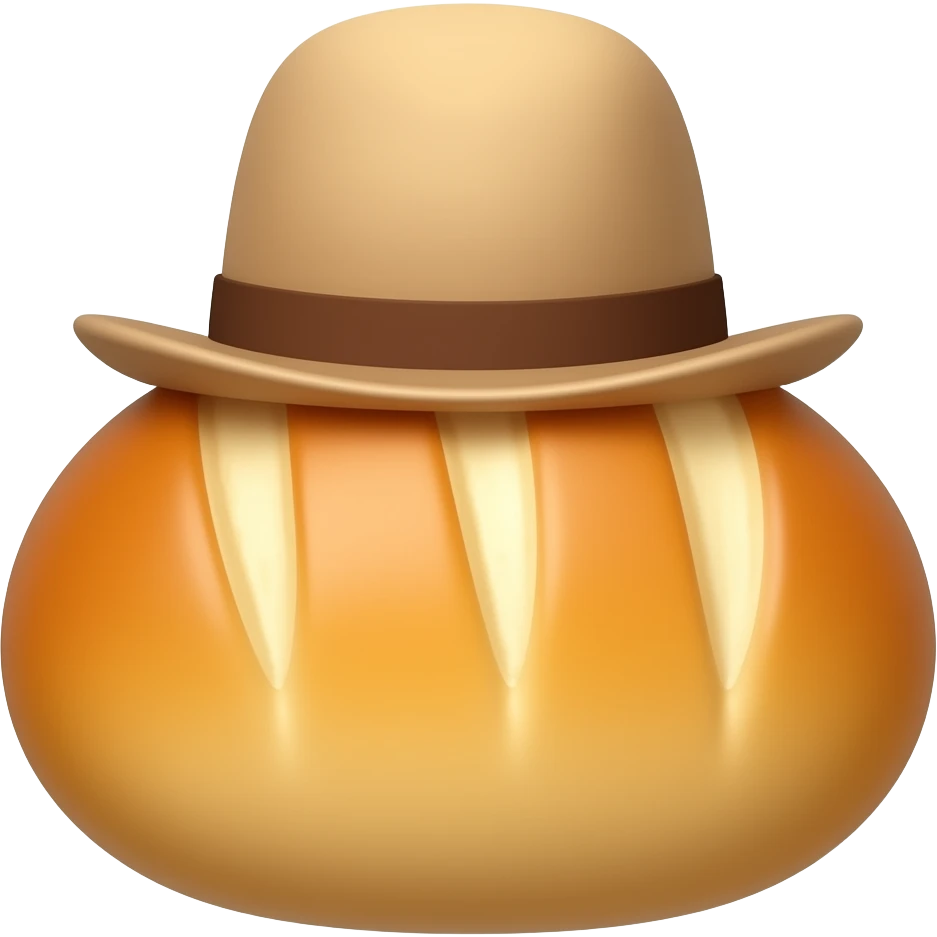 ролл с шапочкой печёный emoji