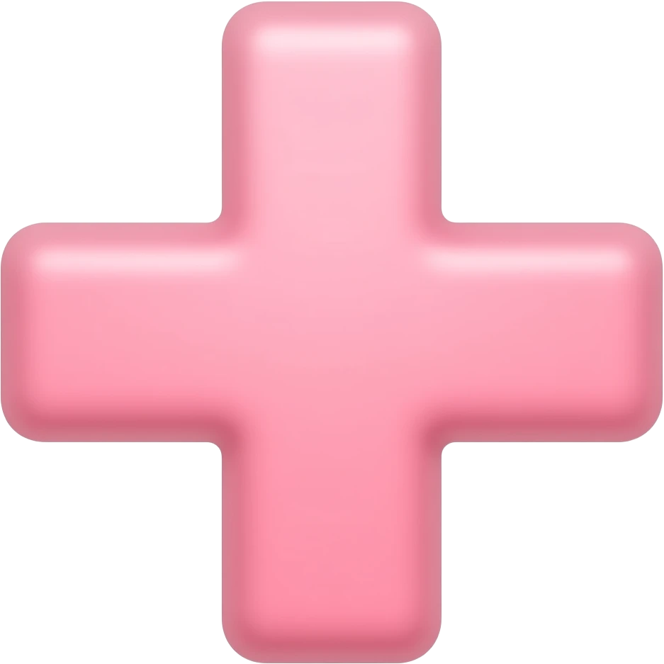 Croix gothique rose emoji