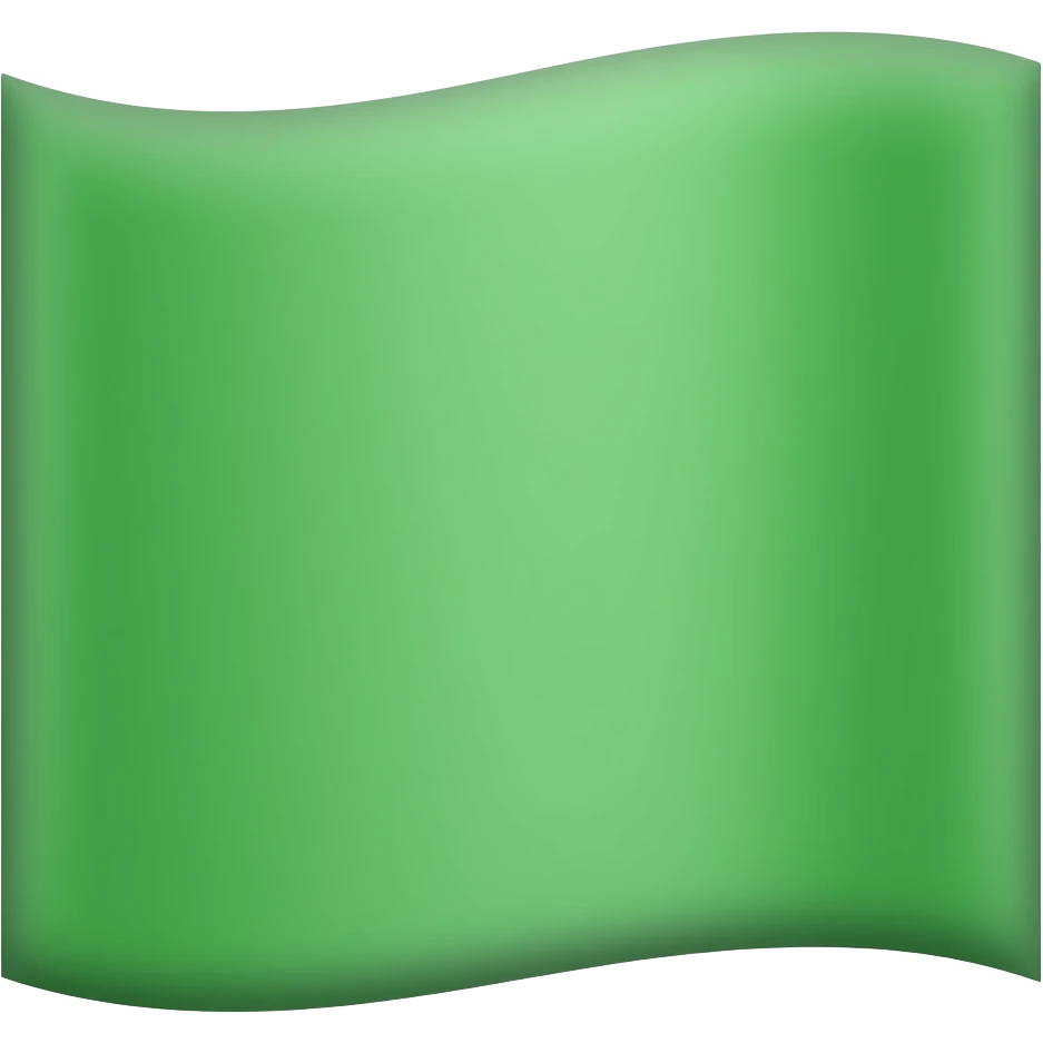 Green flag emoji