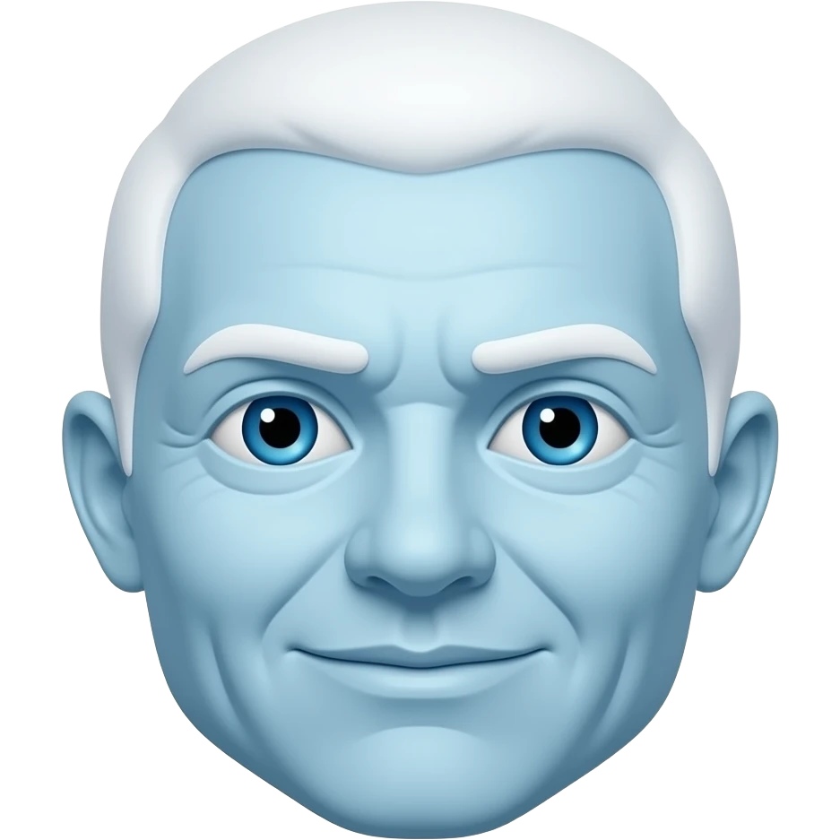 Very cold face emoji