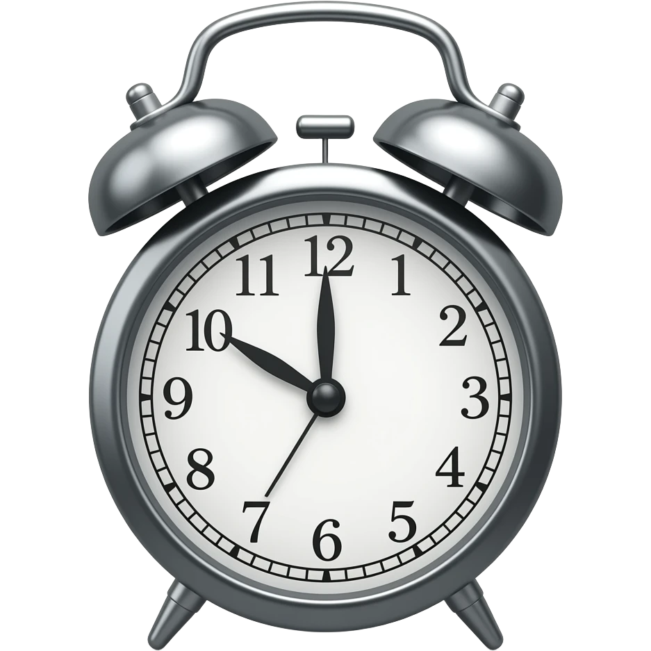 Alarm clock emoji