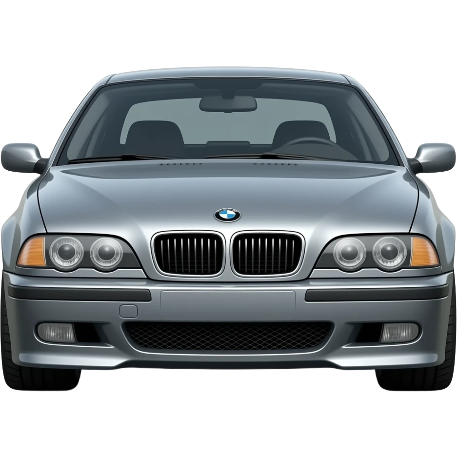 bmw e39 alpina , hyper real, highly detailed emoji