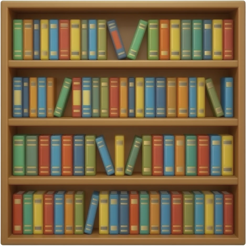 Bookshelves emoji