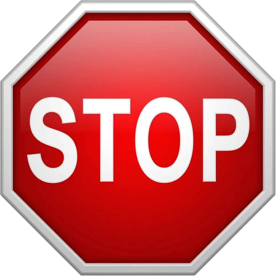 Sotp Sign emoji
