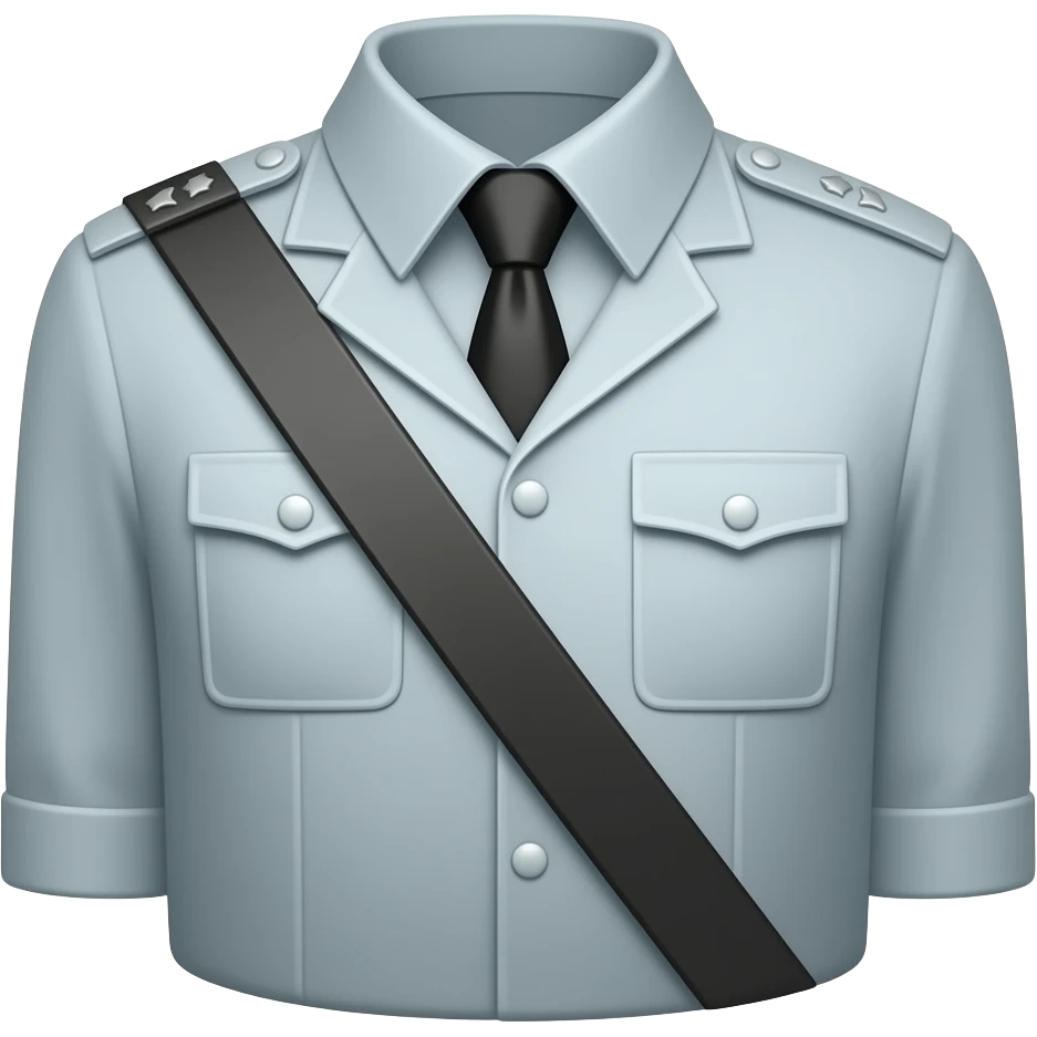 icono de uniforme emoji