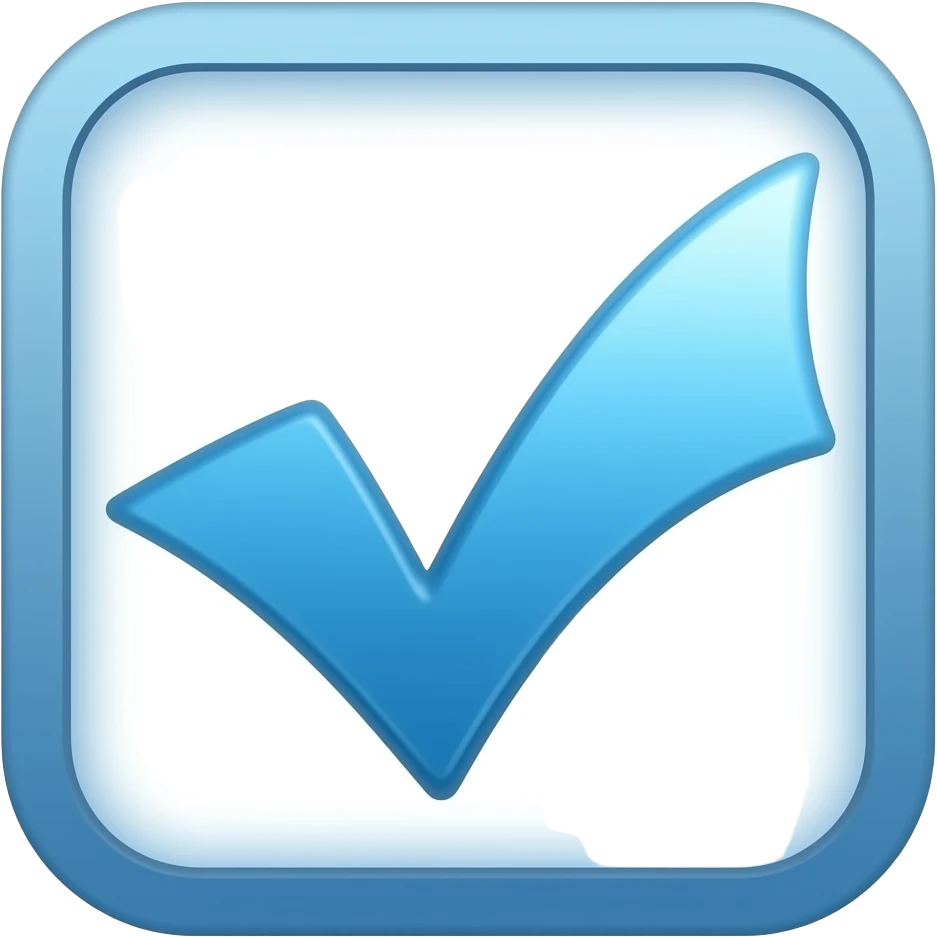 blue Verification tick emoji