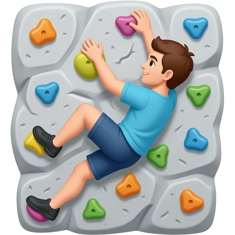 bouldering emoji