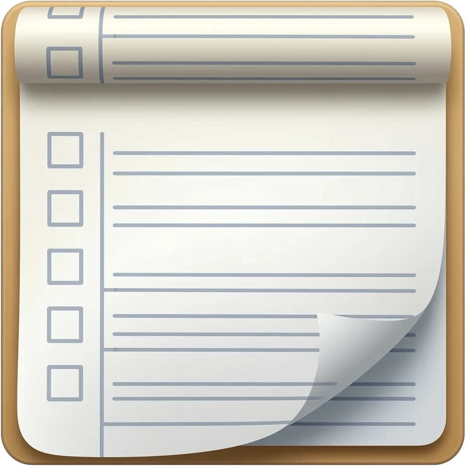 Task sheets emoji