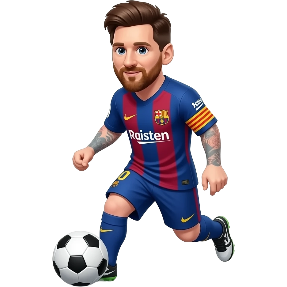 messi barcelona emoji