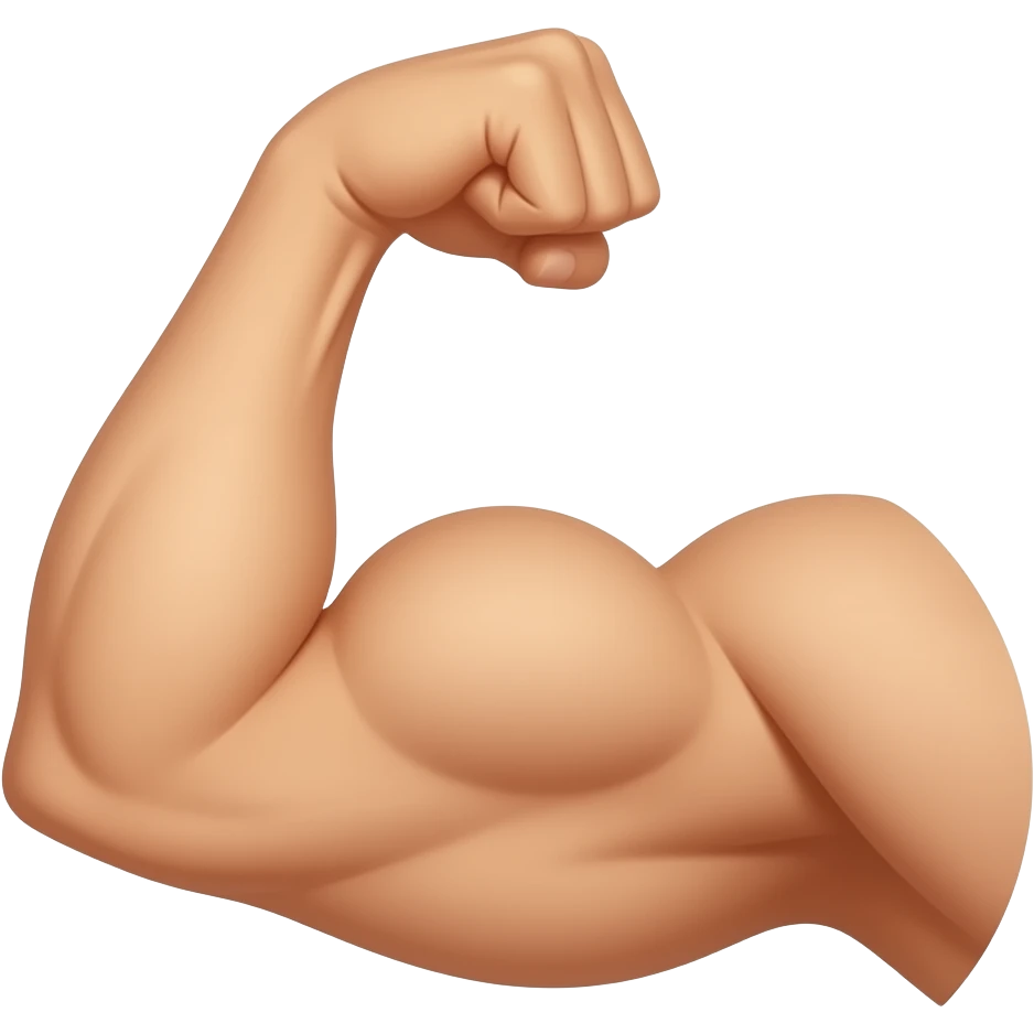 big bicep emoji