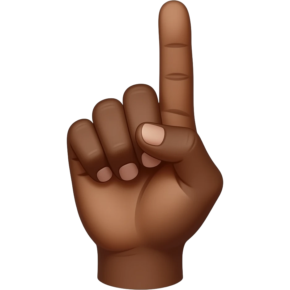 🤏🏿 emoji