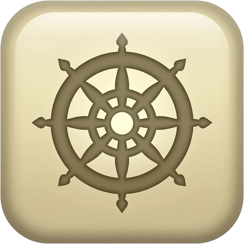 files icon with Buddhist wheel logo in middle emoji