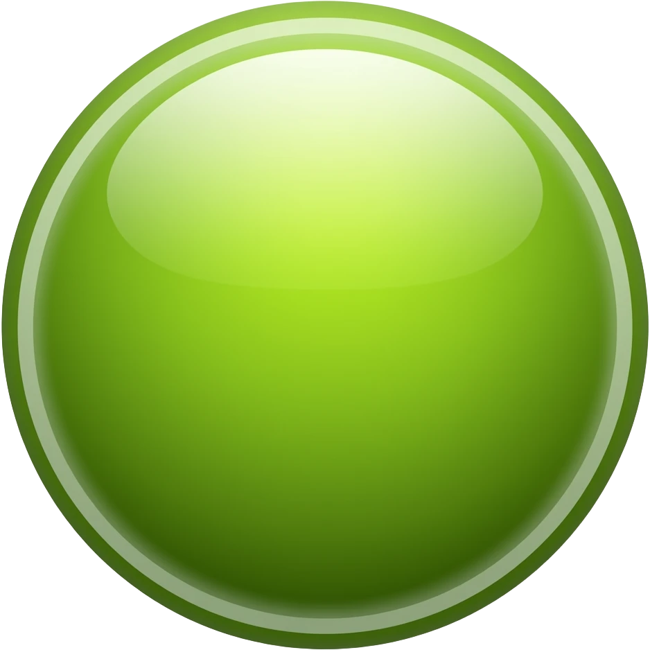Lime circle emoji