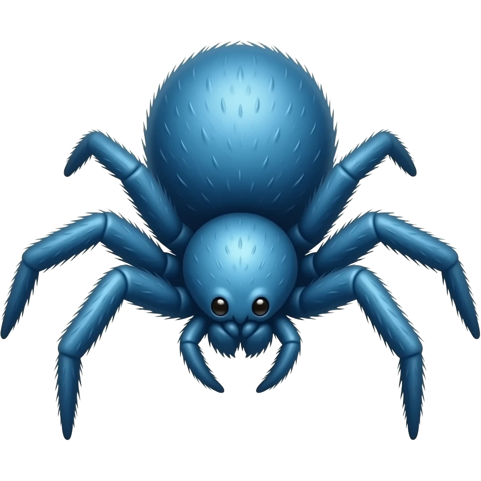 blue spider emoji