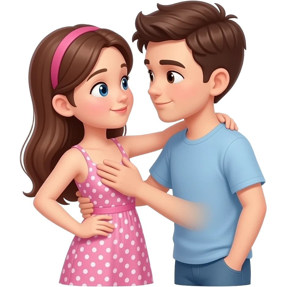 Make an girl doing sex with an boy emoji