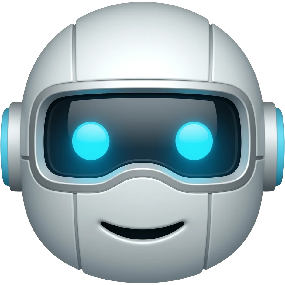 : robot face emoji