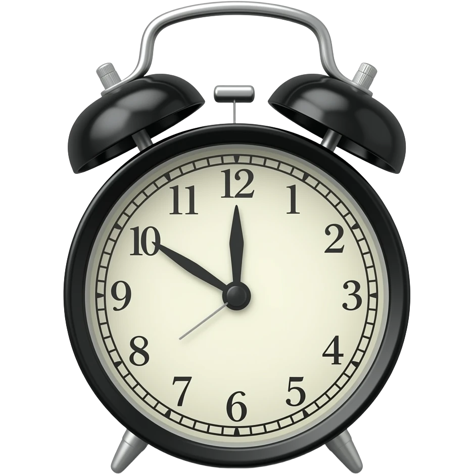 alarm clock emoji