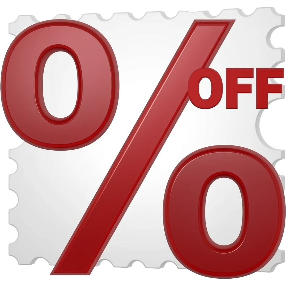 % OFF TICKET emoji