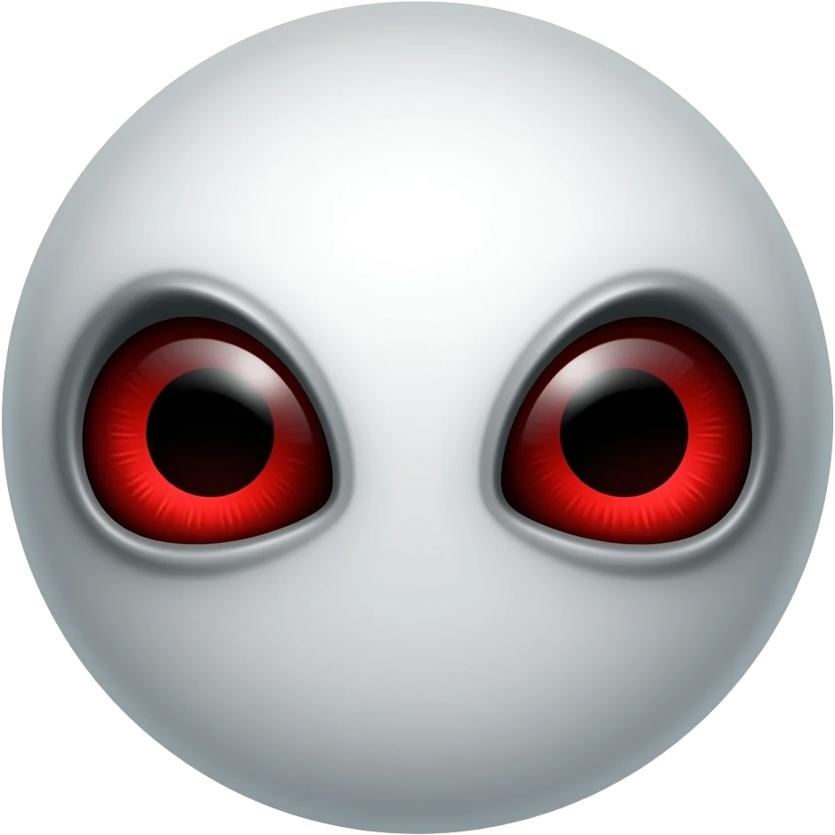 красные зловещие глаза emoji