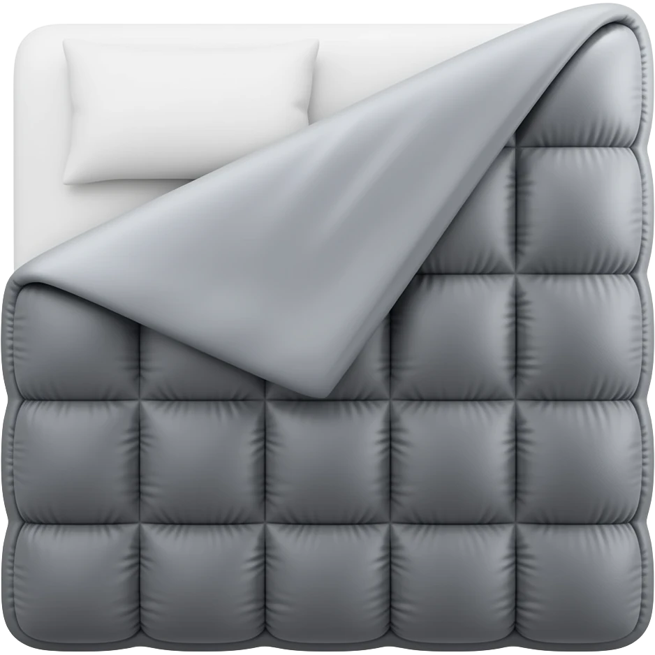 dark grey weighted blanket emoji