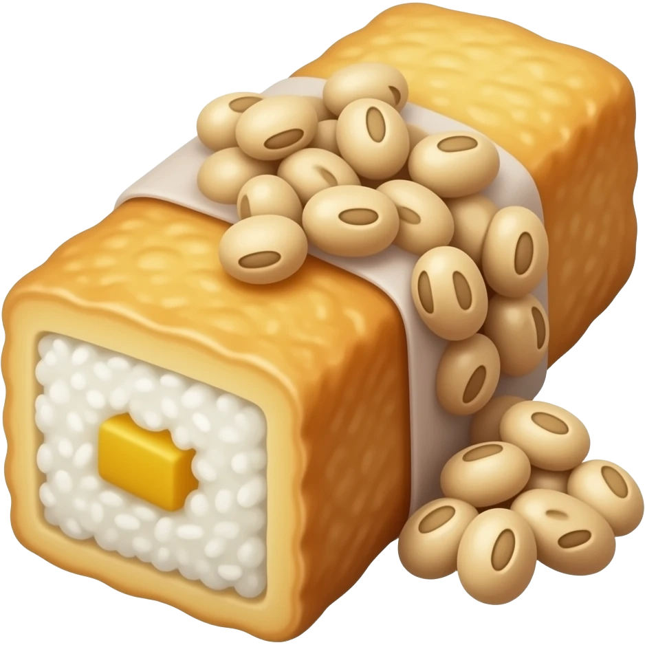 roll Fried Bean Curd Rice Ball emoji