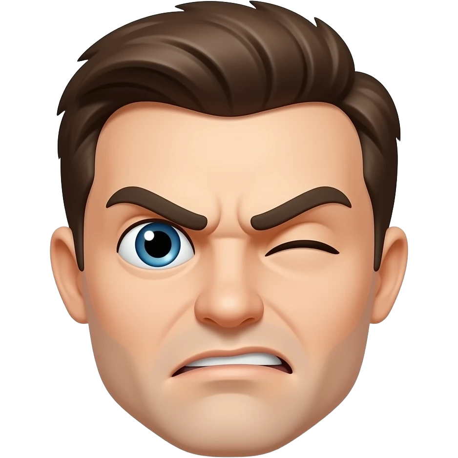 classic emoji, eye twitching, annoyed emoji