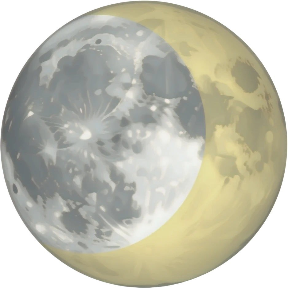HALF MOON emoji