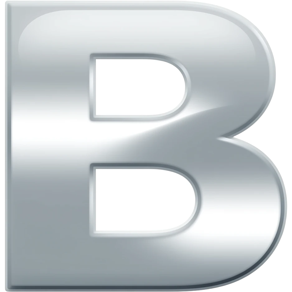 B text emoji