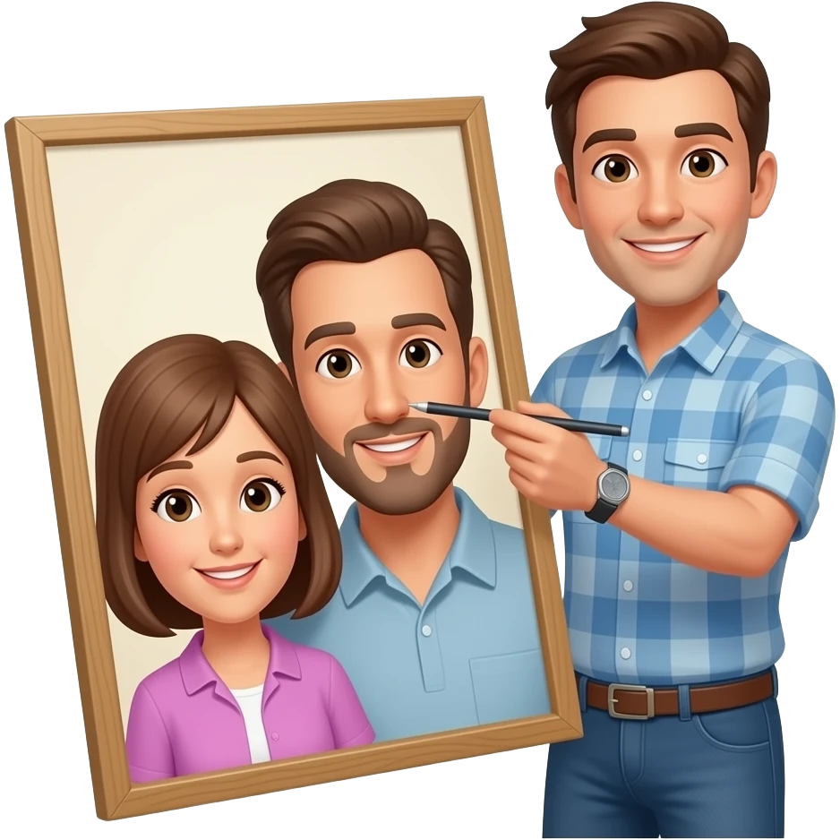 Мужчина строит семью emoji