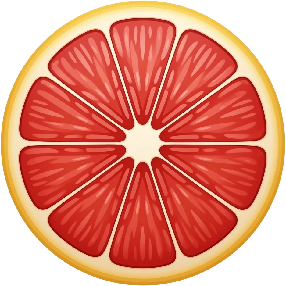 grapefruit emoji