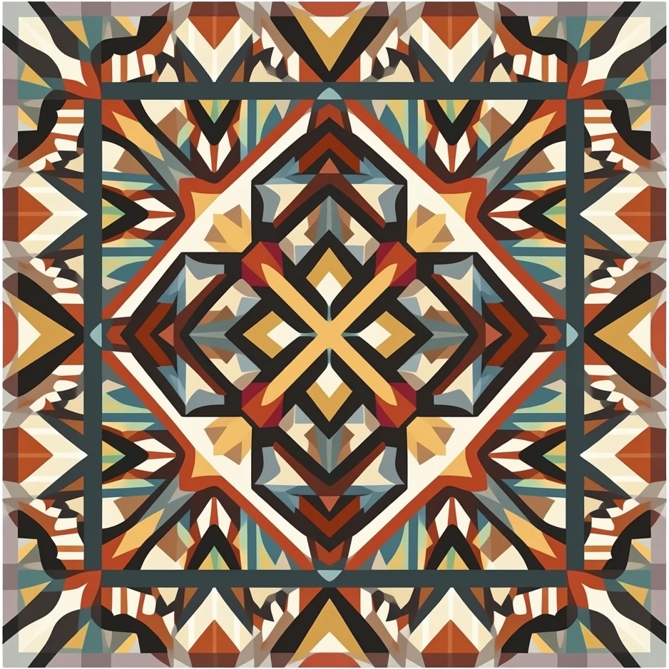 Native pattern background emoji