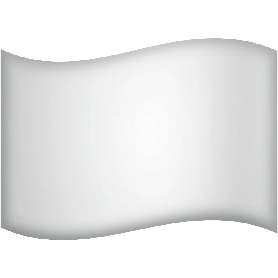 White flag with oval bubble shape on it emoji