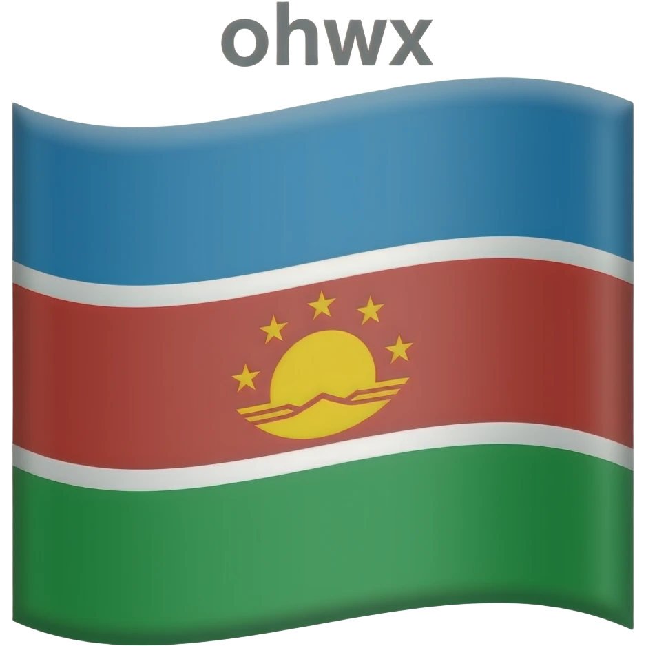 Флаг говнастана emoji
