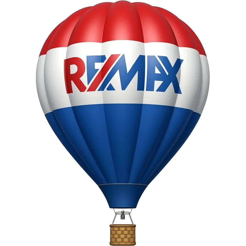 Globo aerostático de remax emoji