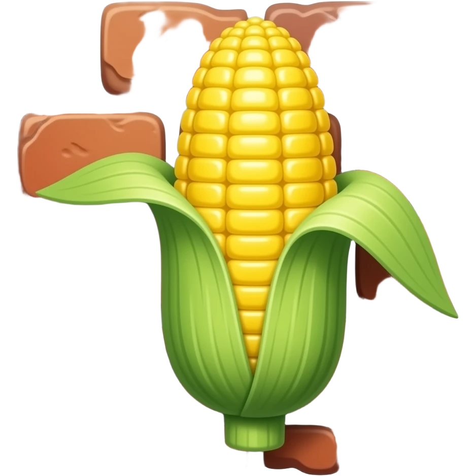 Corn on wall emoji