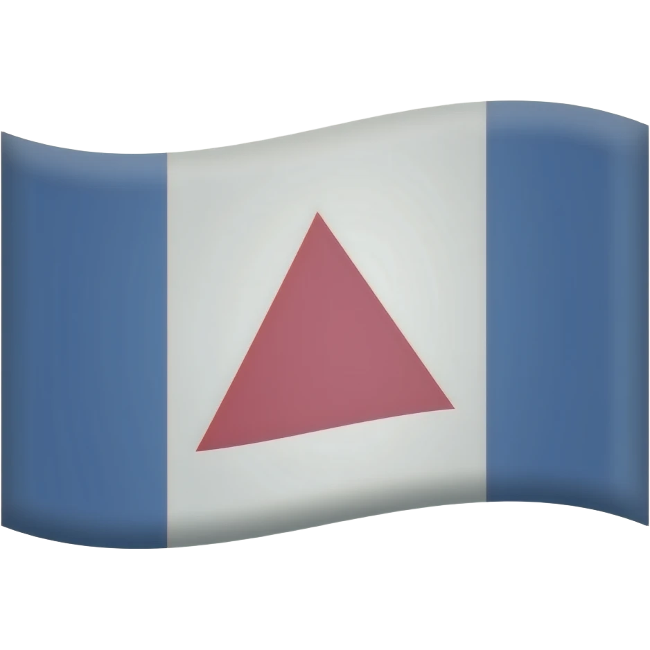 Pink triangle flag color emoji